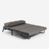 Faltbarer Sessel Schlafsofa 2-Sitzer aus Stoff Elysee 