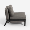 Faltbarer Sessel Schlafsofa 2-Sitzer aus Stoff Elysee 