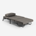 Faltbarer Sessel Schlafsofa 2-Sitzer aus Stoff Elysee 