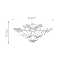 Deckenleuchte Tiffany klassische Lampe Lampenschirm 2 Lichter Inglenook Sales