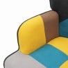 Set Sessel Patchwork + Fußhocker skandinavischen Stils Chapty Plus Eigenschaften