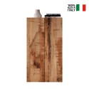 Mehrzweckschrank Wohnbüro 2 Türen 2 Regale 63x35x114cm Liara Angebot