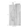 Mehrzweckschrank Wohnbüro 2 Türen 2 Regale 63x35x114cm Liara 