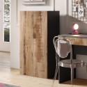 Mehrzweckschrank Wohnbüro 2 Türen 2 Regale 63x35x114cm Liara Modell