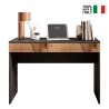 Büromöbel moderner platzsparender Schreibtisch mit Schublade 110x50x76cm Liam Rabatte