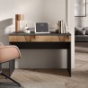 Büromöbel moderner platzsparender Schreibtisch mit Schublade 110x50x76cm Liam Modell