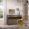 Büromöbel moderner platzsparender Schreibtisch mit Schublade 110x50x76cm Liam Auswahl