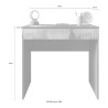 Platzsparender 78x50x76cm Bürotisch mit Schublade Kirk Kosten