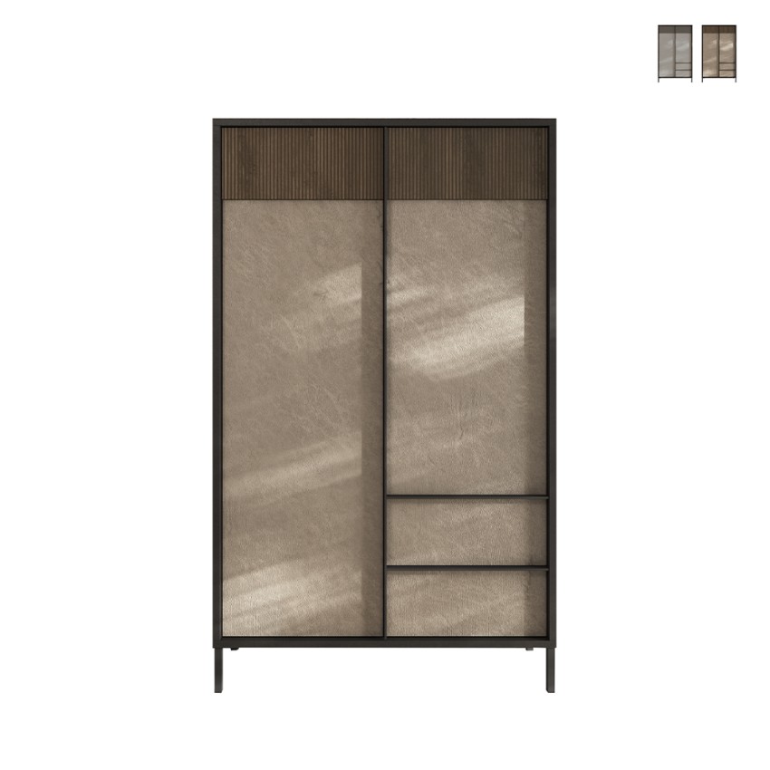 Modernes hohes Wohnzimmer Sideboard 3 Regale 2 Schubladen 106x177cm Blaine Aktion Modernes hohes Wohnzimmer Sideboard 3 Regale 2 Schubladen 106x177cm Blaine Aktion