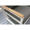 Modulare Gartenlounge mit 2 Sessel Fußhocker und Couchtisch Qamal Katalog