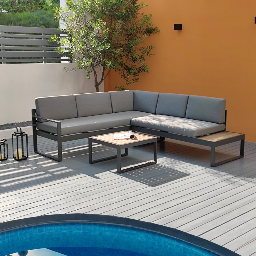 Garten Lounge Outdoor Ecksofa 3 + 2 Sitzer Couchtisch Eysha Aktion Garten Lounge Outdoor Ecksofa 3 + 2 Sitzer Couchtisch Eysha Aktion