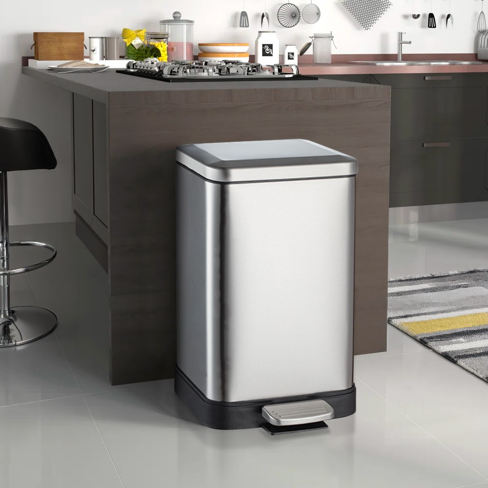 Tretabfalleimer 30 Liter Küchenabfalleimer Stahl Design Kleen