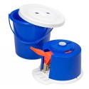 Tragbare Mini-Waschmaschine für Reisen und Camping, 2 kg Kapazität, mit Pedal - Tago Verkauf