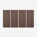 4 x Akustikpaneele aus Holz Wandpaneele 120x60cm 3D-Effekt Tabb-SO Aktion