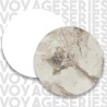 Schminktisch Schrank Spiegel 3 Schubladen weißer Marmor vergoldete Beine Helier Katalog