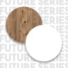 TV-Schrank Set 3 Türen + niedriger Tisch weißes Holz modernes Design Award Lagerbestand
