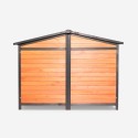 Outdoor-Hundehütte aus Holz für 2 mittelgroße Hunde 150x79x110 Oscar Katalog