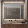 Badspiegel 130x80cm design hinterleuchtet LED Lichter Strokkur XXL Angebot