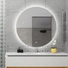 Badezimmerspiegel rund 70cm Design beleuchtete LED-Lichter Rotorua L Rabatte