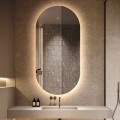 LED-Badezimmerspiegel oval 50x100cm hinterleuchtetes Design Konughs L Aktion