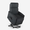 Sessel mit elektrischer Relaxfunktion für Senioren mit Aufstehhilfe, USB-Anschluss und Rädern Giorgia Tech Modell