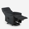Sessel mit elektrischer Relaxfunktion für Senioren mit Aufstehhilfe, USB-Anschluss und Rädern Giorgia Tech 
