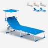 Sonnenliege Strandliege Klappbar Aluminium mit Sonnendach California Kauf