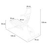 Home Fit Bike Bauchmuskelmaschine mit Lenker Hawk Modell