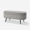 Sitzhocker Aufbewahrungsbox Samt Hocker Eingangsbank Design Renoir Auswahl