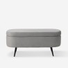 Sitzhocker Aufbewahrungsbox Samt Hocker Eingangsbank Design Renoir Modell