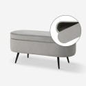 Sitzhocker Aufbewahrungsbox Samt Hocker Eingangsbank Design Renoir Eigenschaften