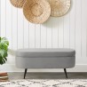 Sitzhocker Aufbewahrungsbox Samt Hocker Eingangsbank Design Renoir Sales