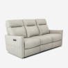 Sofa 3-Sitzer elektrisch verstellbar relax 2 USB in Kunstleder Jovit Angebot