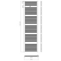 Elektrische Badehandtuchheizung 1200W WiFi Vertikalhandtuchheizkörper 180cm Tawoo XXL Kosten
