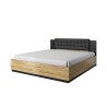 Kingsize-Doppelbett mit Staukasten 180x200 Holzkopfteil Bartley Aktion