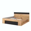 Doppelbett 180x200cm mit Stauraum 2 Nachttische Lattenrost Raina Aktion