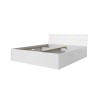 Weißes 180x200cm Doppelbett mit Stauraumschubladen Lattenrost Eleyn Aktion
