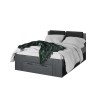 Anthe Bett 1,5-Platz 140x200cm, Eiche Dunkel mit Schubladen-Stauraum Angebot