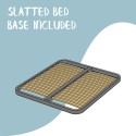 Doppelbett mit Stauraum 180x200cm weiß mit Lattenrost Maddison Katalog