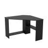 Platzsparender schwarzer 80x80x73cm Eckschreibtisch Newman Verkauf