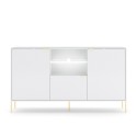 Moderne weiße Anrichte 3 Türen Küche Wohnzimmer LED Sandani Angebot