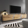 Moderner TV-Ständer im Hängedesign 240cm 3-türig LED Selby Katalog