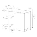 Moderner weißer Bürotisch mit Regalen Holzbuchregal Mistrel Angebot