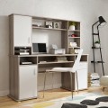 Großer Büroschreibtisch aus Holz mit Stapelwand Theodor Aktion