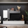 Grau-weißes Design Zeitgenössischer TV-Wandschrank Infinity 07 Aktion