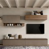 Moderne Wohnwand Design, schwebende TV-Möbel, Regal Infinity 27 Aktion