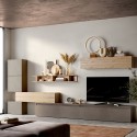 Moderne Wohnwand Hängemöbel aus Holz Infinity 37 Aktion