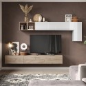 Moderne hängende TV-Wandhalterung aus Holz Infinity 41 Aktion