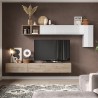 Moderne hängende TV-Wandhalterung aus Holz Infinity 41 Aktion