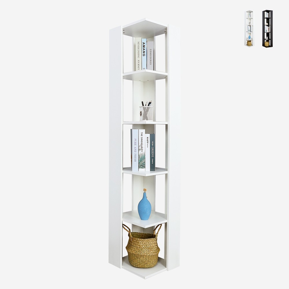 Modernes Büro-Wohnbereich-Eck-Bücherregal 5 Regale Orkney